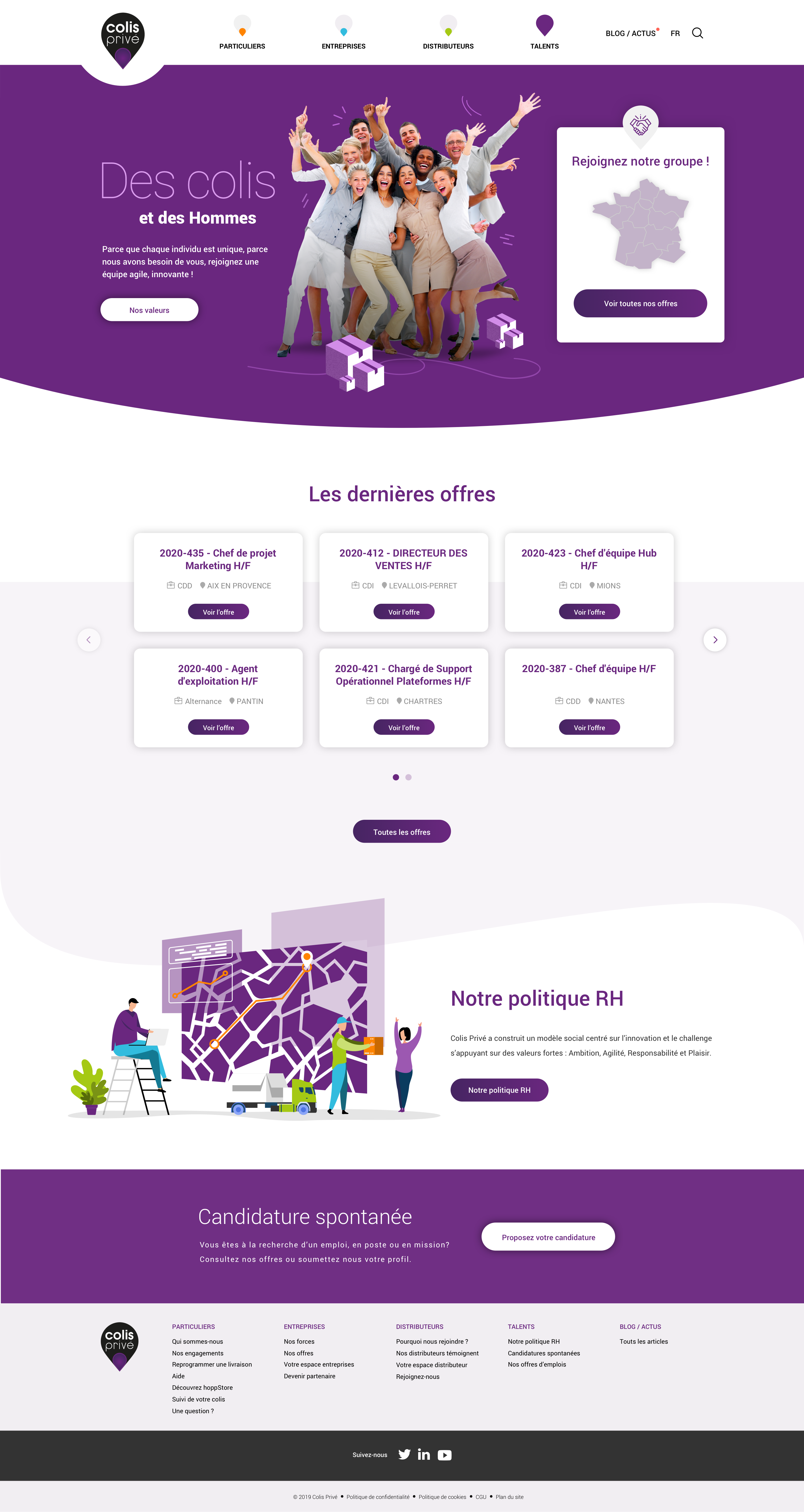 Homepage distributeurs